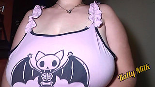 Do you want to play with my Huge Natural Tits Katty Milk