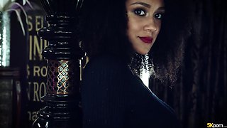 Pregnant Black Bitch Shakes on Her White Boyfriend's Cock