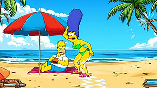 Beach Bitch: Married Housewife Gets Fucked On The Beach