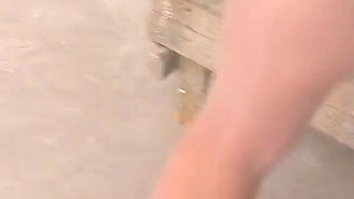 A Girl in White Tights Passionately Fucks and Sucks!