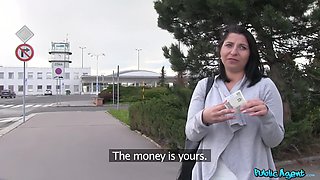Horny Babe Sucking And Fucks For Cash 1 - Public Agent