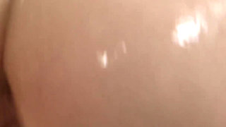 Tight teen anus destroyed in a slippery massage