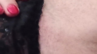 Watch My Clever Fingers with Red Nail Polish