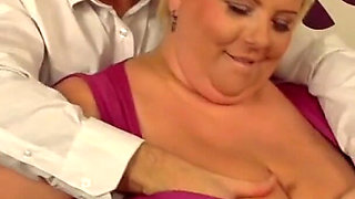 BBW Rides Her Stepson's Cock and Gets Fucked Hard