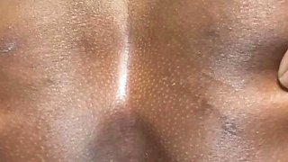 Hot Latina Flashing Her Tight Ass Up Close