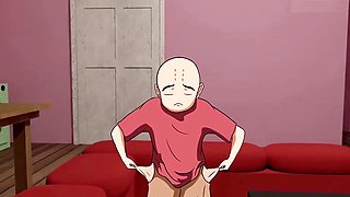 Anime cartoon, hot animated, training