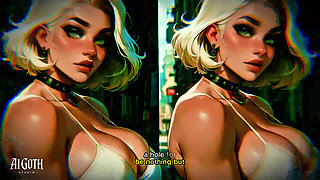 White Hair Goth Bitch: "Ruin Me" - Extreme Confession (4K AI)