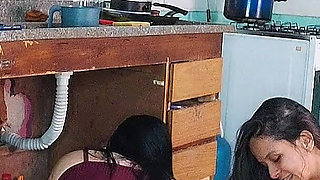 Friends Called the Neighbor Over to Fix the Pipe, and the Short Dresses Were a Temptation for the Neighbor