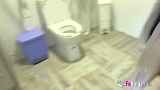 BBW Queen Shows Off Her Amazing Big Ass in Public Toilet - Amateur SSBBW Exhibitionist