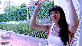 Sasha Jones: the Sublime Young Mixed Race Sasha Jones in My Bed, for a Good Fuck with Squirting