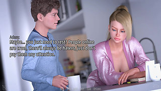 Shadows of Seduction V0.5 - P6 MILF Jessica Deepthroats Adam and Swallows Every Drop in Her Bedroom