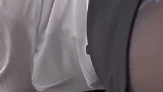 Black Pantyhose Boss - Her Teasing Panty Flash Turns Into Stress-relief Sex - Cut2