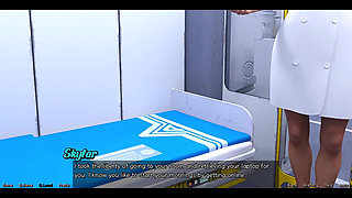Stranded in Space - Hot Busty Doctor Deepthroats My Big White Cock. She Has No Gag Reflexes
