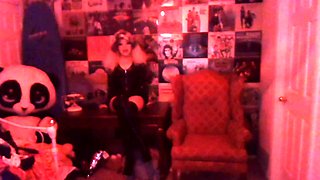 Busty blonde mature solo masturbation for webcam