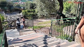 The Stepaunt's Unexpected and Perverse Desire to Seduce and Provoke the Virgin Stepnephew on the Terrace