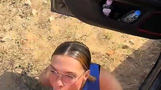 Horny slut takes hard anal and pussy pounding outdoor live a