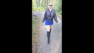 Frivolous Walk Ended with Blowjob