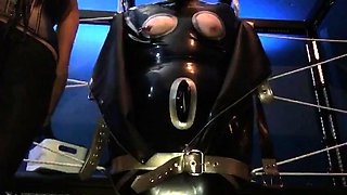 Amateur fetish BDSM action with redhead