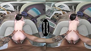 Celebrity fantasy with Oliver Davis and Celestina Blooms in vr