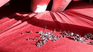 Tie off Tits and Put Them in Thumbtacks