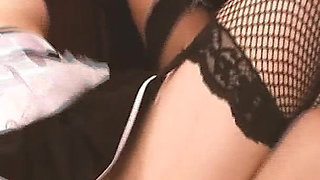 Dressed Babes Scene-4_busty Brunette Maids Having Sex Together with Their Bosses