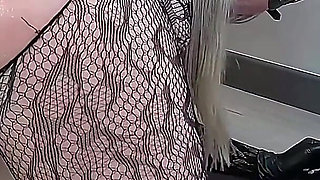 Oiled Glove Anal Fisting and Piss Inside