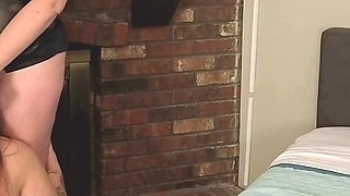 4'10" Short Thick Latina Serves Tall Redhead Domme Mommy and Her Husband