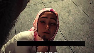 Muslim Maid Girl Sucks Older Boss Cock