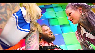 Slutty Girls 2-on-2 DP – Throat & Ass Creamed Together