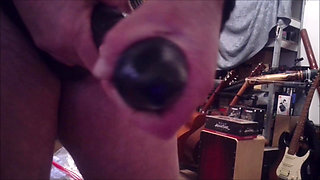 BBC Big Black Cock Stroking Masturbation