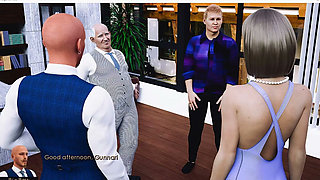 Special Request - Gameplay - Roleplay - No Panties in the Meeting and Sitting Naked in Chair