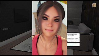 Hot brunette with a big ass and impressive boobs ready for a wild ride