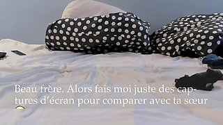 My Brother-in-law Fucked Me, I Took off the Condom so He Could Squirt Into My Whore Pussy