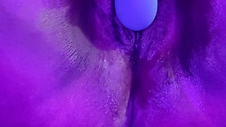 Pounding My Pussy with Big Dildo Stimulating My Big Clit
