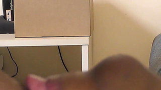 Ebony Slut Throat Fucked and Cum Swallow