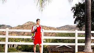 Horny studs buttfucking in hard 3some