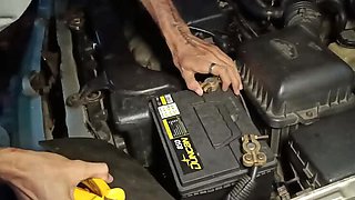 Neighbor Fixes Car, I Suck His Cock To Pay Him