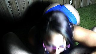 Blowjob cumshot whore gargles pov bukkake fetish cum