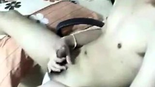 Asian Twink Masturbates on Webcam