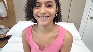 Half Indian Teen Julia James Takes Rough Creampie from Mike