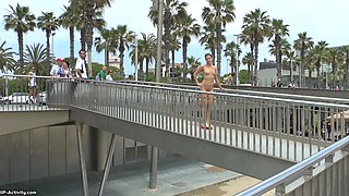 Valentina Nappi Beach Public Italian Porno Star