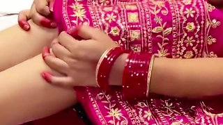 First Night of the Wedding Night - Newlywed Bride's Tight Pussy Viral Video Hindi Video