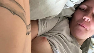 "Stop filming, I'm too shy!" Cute GF blushes and covers her face (POV)
