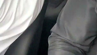 Brazilian Student Fucking the Teacher in the Car in Front of the College, Huge Ass Student Fucks the Teacher