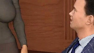 Project hot wife: married wife and her boss in his office-S2E15