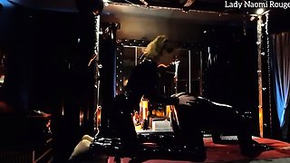 Lady Naomi Rouge - Rubber Slave in the dungeon
