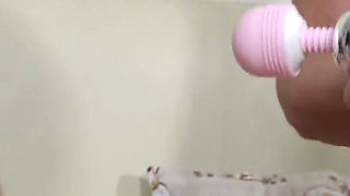 Trisha and Savana with their new vibrating wand