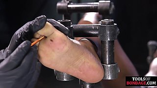 Ebony Beauty Overwhelmed by Master in Rough Intense Play