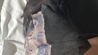 POV Cute Brunette Giggles and Acts Shy, Flirts Until Passionate Riding and Creamy Pussy