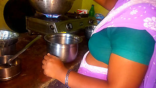Tamil teacher Kitchen room sex with hasband handjop